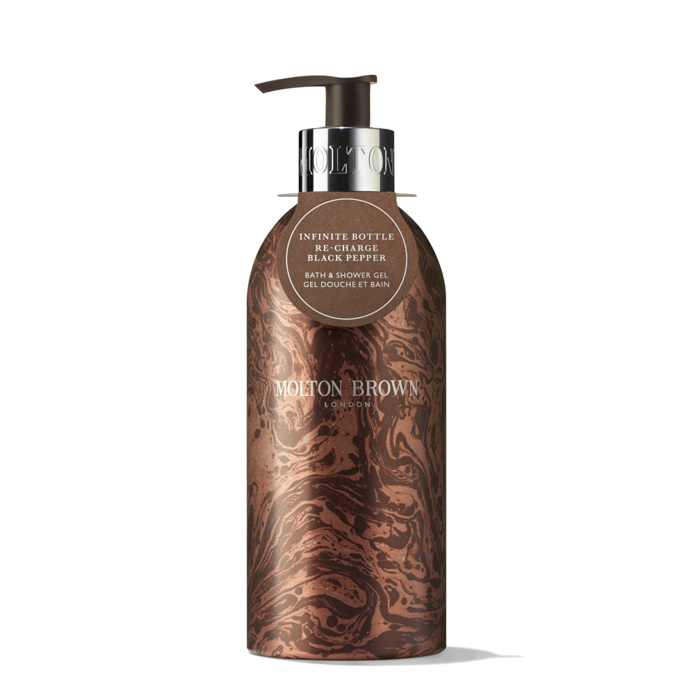 数量限定デザイン】ブラックペッパー バス＆シャワージェル インフィニットボトル 400ml – MOLTON BROWN